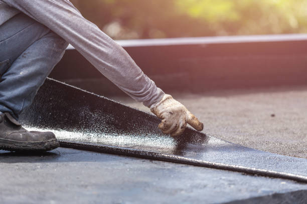 Professional Crawl Space Encapsulation technician working in Wolverine Lake, MI